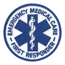 FIRST RESPONDER - EMERGENCY MEDICASL CARE - 3.5"